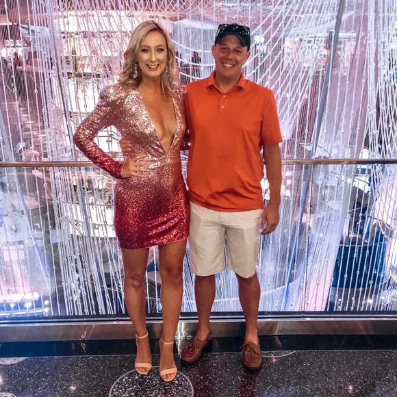 Lovers and Friends pink sequin mini dress - Picture 2 of 3